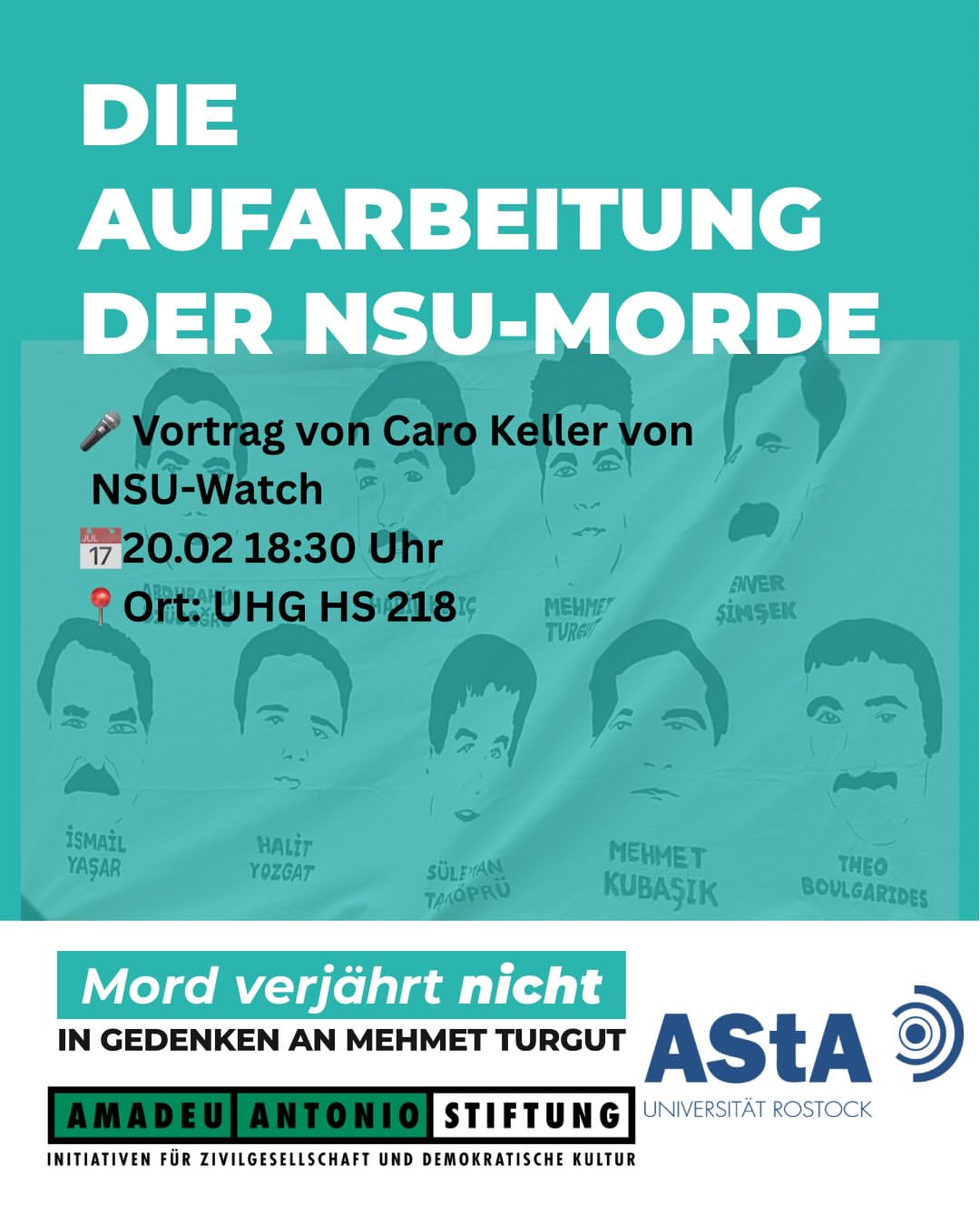 Die Aufarbeitung der NSU-Morde – Vortrag von Caro Keller